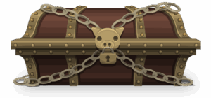 locked treasure chest